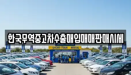 경상남도 진주시 본성동 중고차 전문 한국무역중고차수출매입매매판매시세