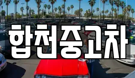 경상남도 합천군 중고차매매 전문 합천중고차