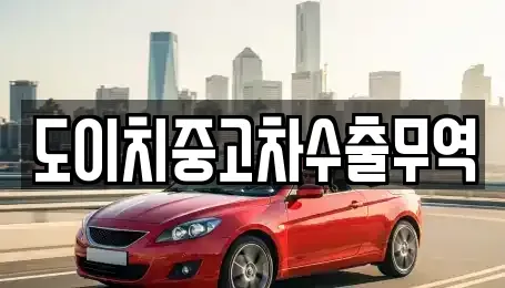 경상북도 울릉군 중고차 전문 도이치중고차수출무역
