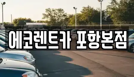 경상북도 포항시 렌트카 전문 에코렌트카 포항본점