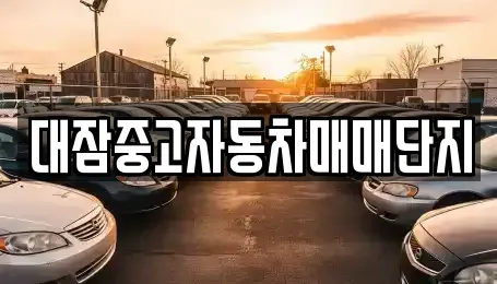 경상북도 포항시 중고차매매 전문 대잠중고자동차매매단지