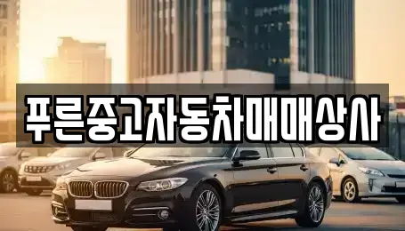 경상북도 포항시 중고차매매 전문 푸른중고자동차매매상사