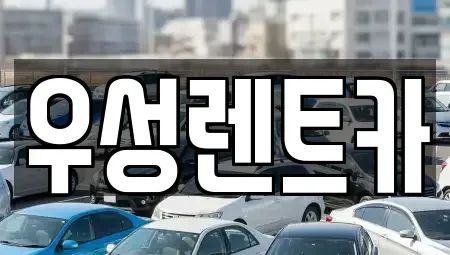 광주 광산구 오선동 장기렌트카 전문 우성렌트카