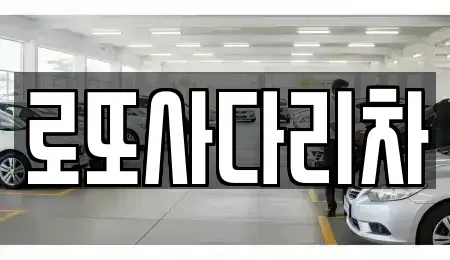 광주 남구 노대동 중고차매입 전문 로또사다리차