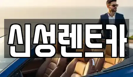 광주 북구 장등동 렌트카 전문 신성렌트카