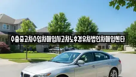 광주 북구 장등동 중고차매입 전문 수출중고차수입차매입사고차노후경유차법인차매입센타