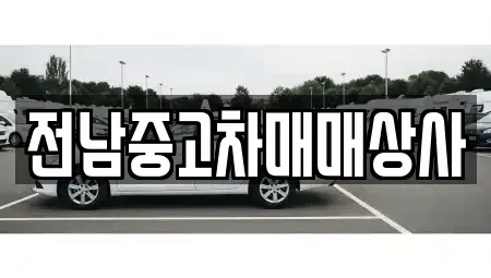 광주광역시 남구 구소동 중고차매매 전문 전남중고차매매상사