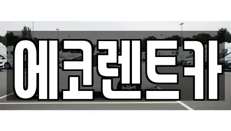 광주광역시 남구 노대동 렌트카 전문 에코렌트카