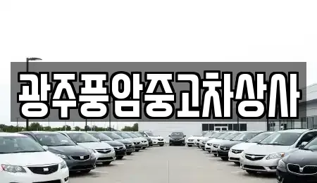 광주광역시 남구 노대동 중고차 전문 광주풍암중고차상사