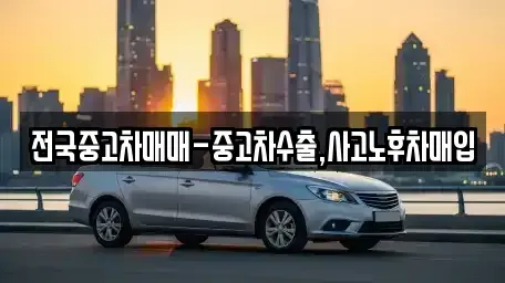 광주광역시 남구 노대동 중고차매입 전문 전국중고차매매-중고차수출,사고노후차매입