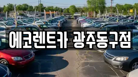 광주광역시 동구 용산동 렌트카 전문 에코렌트카 광주동구점