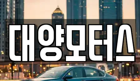 광주광역시 동구 용산동 중고차 전문 대양모터스