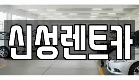 광주광역시 북구 연제동 렌트카 전문 신성렌트카