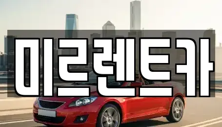 대구 남구 봉덕동 렌트카 전문 미르렌트카