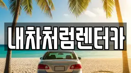 대구 남구 이천동 렌트카 전문 내차처럼렌터카