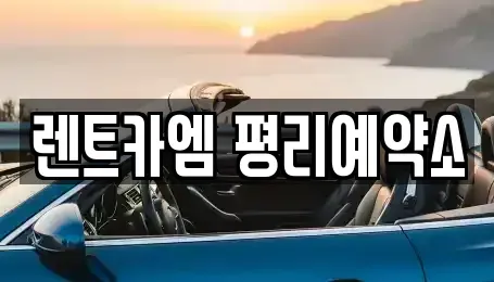 대구 중구 대신동 렌트카 전문 렌트카엠 평리예약소