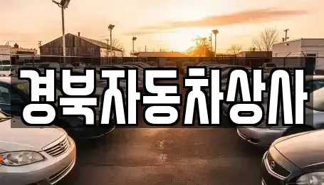 대구 중구 용덕동 중고차 전문 경북자동차상사