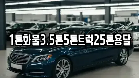 대구광역시 달서구 이곡동 중고차 전문 1톤화물3.5톤5톤트럭25톤용달