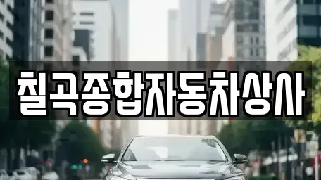 대구광역시 북구 관음동 중고차 전문 칠곡종합자동차상사
