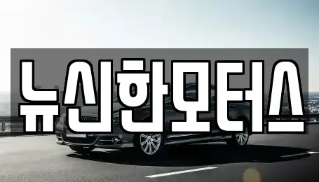 대전 대덕구 갈전동 중고차 전문 뉴신한모터스