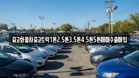 대전 대덕구 갈전동 중고차 전문 중고화물차중고트럭1톤2.5톤3.5톤4.5톤5톤매매수출매입