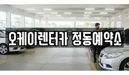 대전 동구 가양동 단기렌트카 전문 오케이렌터카 정동예약소