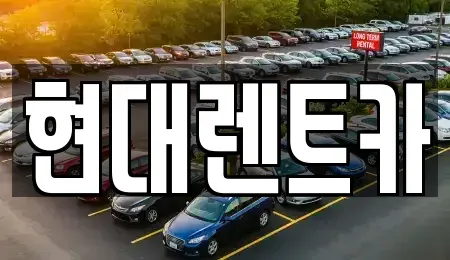 대전 동구 가양동 렌트카 전문 현대렌트카