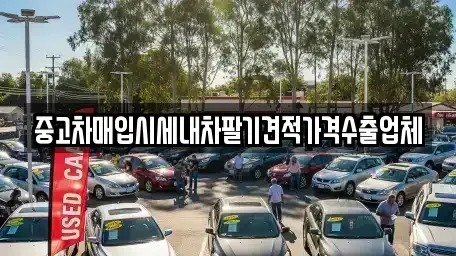 대전 동구 중고차매입 전문 중고차매입시세내차팔기견적가격수출업체