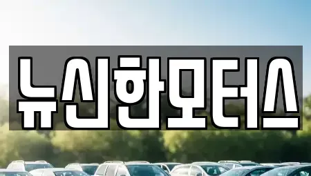 대전 유성구 도룡동 중고차매매 전문 뉴신한모터스