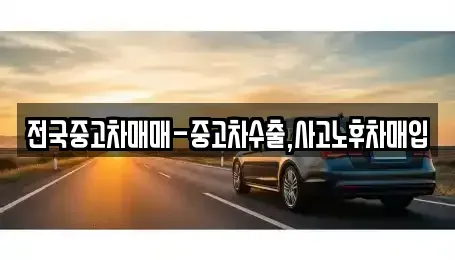 대전 유성구 도룡동 중고차매입 전문 전국중고차매매-중고차수출,사고노후차매입