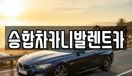 대전 중구 산성동 렌트카 전문 승합차카니발렌트카
