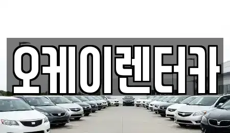 대전 중구 산성동 렌트카 전문 오케이렌터카