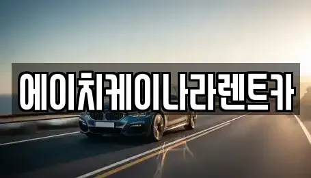 대전광역시 대덕구 문평동 렌트카 전문 에이치케이나라렌트카