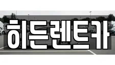 대전광역시 대덕구 중리동 렌트카 전문 히든렌트카