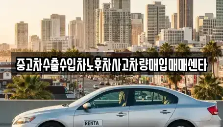 대전광역시 대덕구 중리동 중고차 전문 중고차수출수입차노후차사고차량매입매매센타