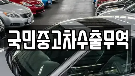대전광역시 대덕구 평촌동 중고차매매 전문 국민중고차수출무역