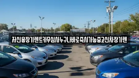 대전광역시 동구 정동 장기렌트카 전문 저신용장기렌트카무심사누구나바로즉시가능중고신차장기렌