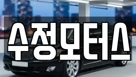 대전광역시 동구 정동 중고차매매 전문 수정모터스