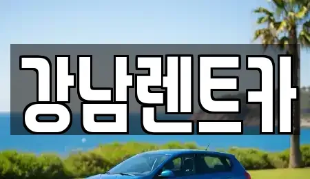대전광역시 동구 직동 렌트카 전문 강남렌트카