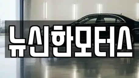 대전광역시 동구 직동 중고차매매 전문 뉴신한모터스