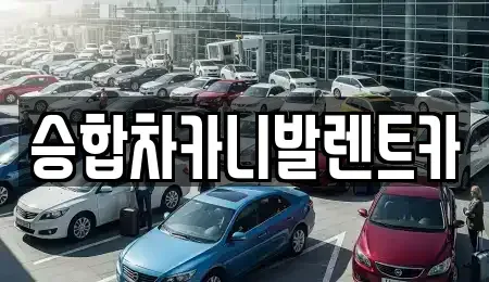 대전광역시 서구 변동 렌트카 전문 승합차카니발렌트카