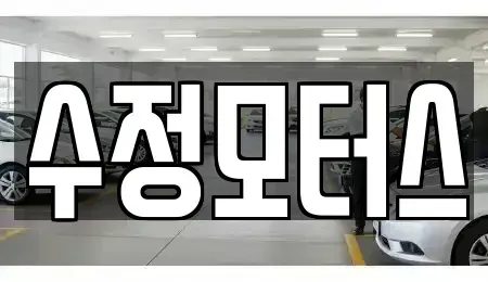 대전광역시 서구 변동 중고차 전문 수정모터스