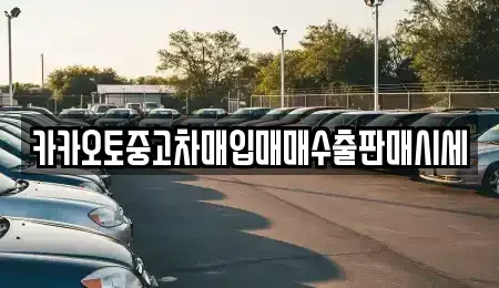 대전광역시 유성구 방동 중고차 전문 카카오토중고차매입매매수출판매시세