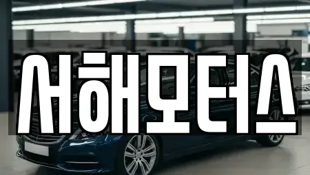 대전광역시 유성구 복용동 중고차 전문 서해모터스