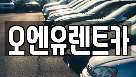 대전광역시 유성구 상대동 렌트카 전문 오엔유렌트카