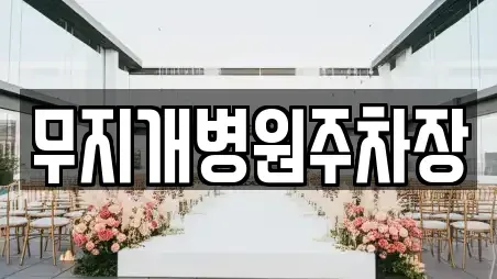 무지개병원주차장