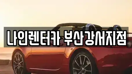 부산 강서구 명지동 렌트카 전문 나인렌터카 부산강서지점