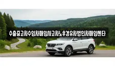 부산 금정구 부곡동 중고차매입 전문 수출중고차수입차매입사고차노후경유차법인차매입센타