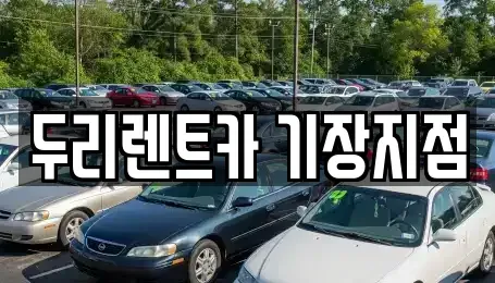 부산 기장군 일광읍 렌트카 전문 두리렌트카 기장지점