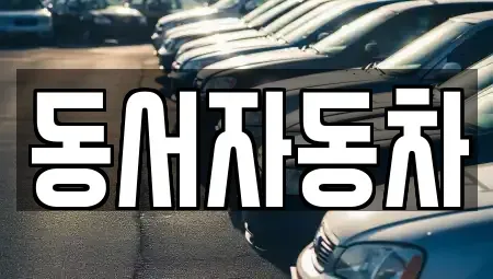 부산 기장군 일광읍 중고차 전문 동서자동차